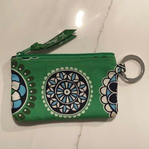 Vera Bradley Coin Purse Card Holder Cupcakes Green